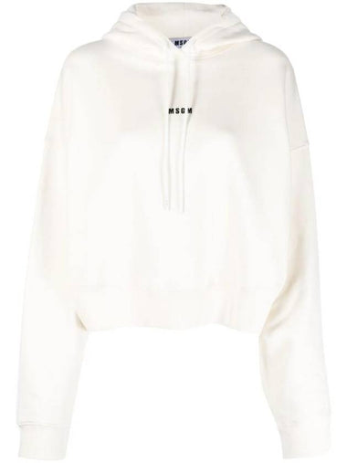 logo print hoodie - MSGM - BALAAN 1