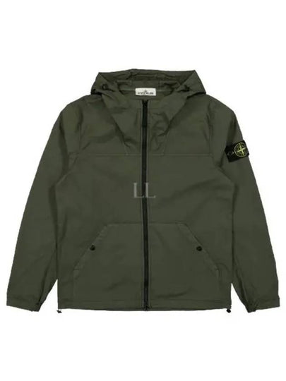 Stone Island zip up hooded overshirt - STONE ISLAND - BALAAN 2