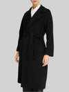 Women's Resina Wool Broadcloth Double Coat Black - WEEKEND MAX MARA - BALAAN 3