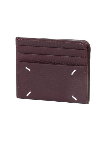 Four Stitch Card Wallet Merlot - MAISON MARGIELA - BALAAN 2