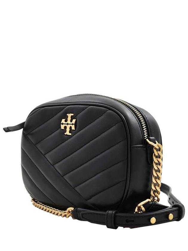 Chevron Kira Small Camera Cross Bag Black - TORY BURCH - BALAAN 3