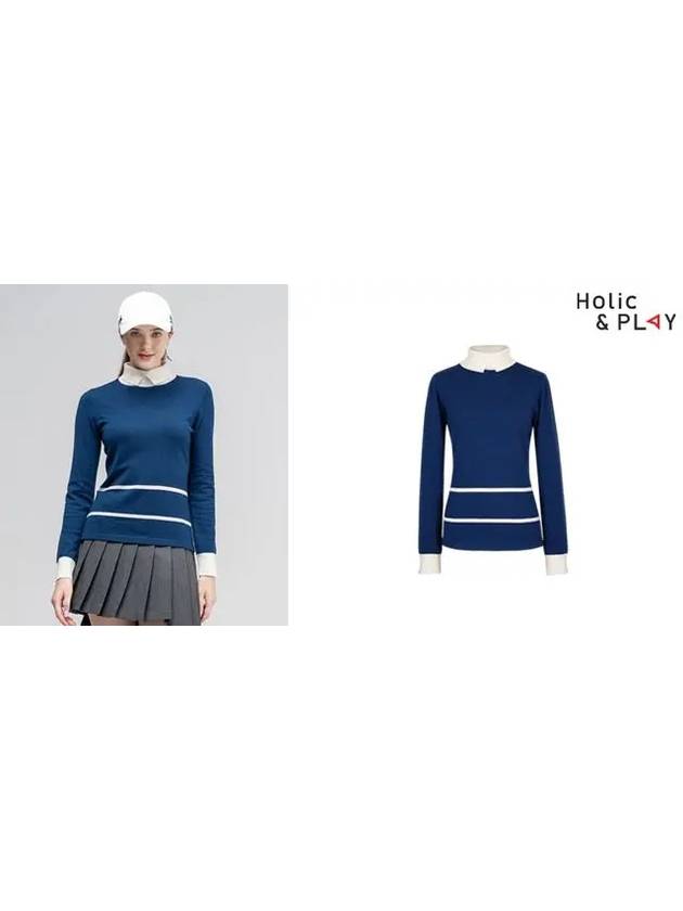 Slit Collar Sweater - HB4WSW002MB - HOLIC&PLAY - BALAAN 5