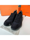 Bouncing Sneakers Mesh Suede Goatskin Noir - HERMES - BALAAN 3