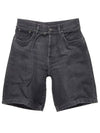 Men's Belt Denim Shorts Black - ACNE STUDIOS - BALAAN 1