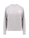 Mila Logo Cotton Sweatshirt Grey White - ISABEL MARANT - BALAAN 1