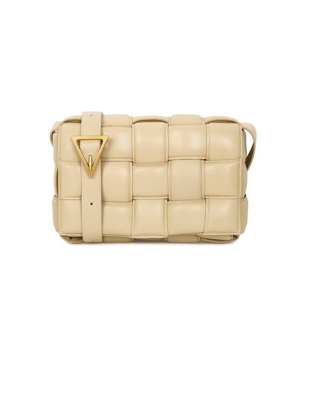 Gold Padded Cassette Cross Bag Porridge - BOTTEGA VENETA - BALAAN 1