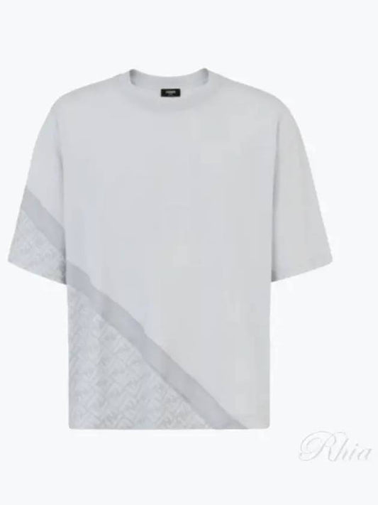 short sleeve t-shirt FAF682AN68 F1N6G Gray - FENDI - BALAAN 2