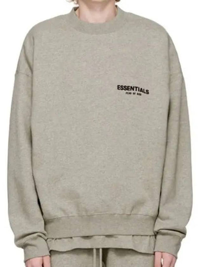 Fleece Core Crew Neck Sweatshirt Dark Oatmeal - FEAR OF GOD ESSENTIALS - BALAAN 2