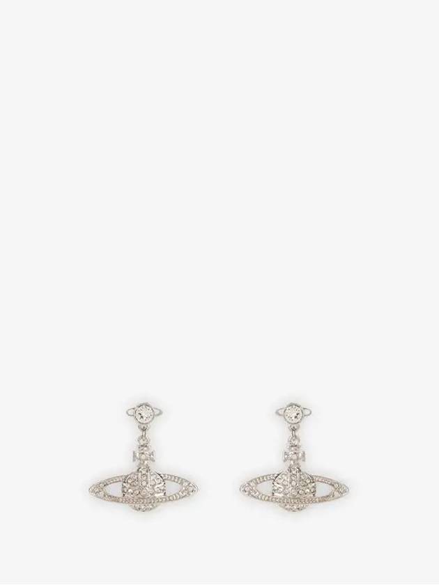 Mini Bas Relief Drop Earrings Silver - VIVIENNE WESTWOOD - BALAAN 4