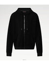 Monogram French Terry Hooded Zip Up Black - LOUIS VUITTON - BALAAN 5