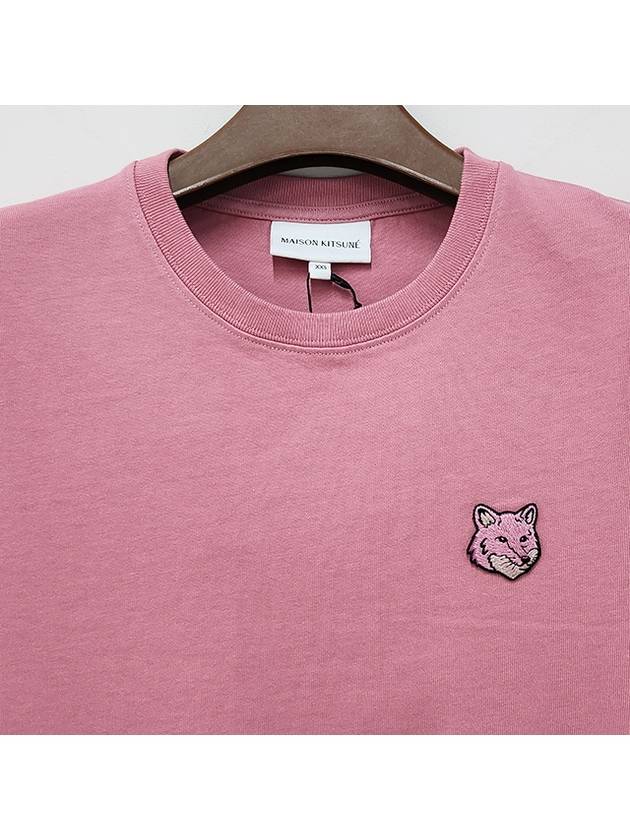 Bold Fox Head Patch Comfort Short Sleeve T-Shirt Rosebud - MAISON KITSUNE - BALAAN 4