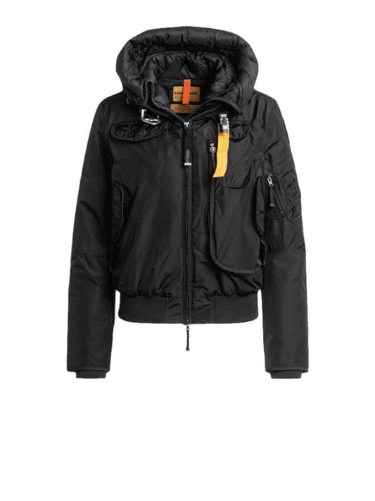 Gobi Hooded Duck Down Jacket Black - PARAJUMPERS - BALAAN 1