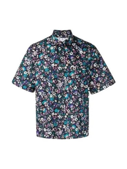 Flower Summer Cotton Short-Sleeved Shirt - OFF WHITE - BALAAN 2