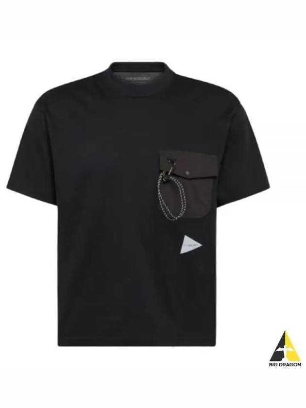 Pocket T Black 5744184183 010 short sleeve shirt - AND WANDER - BALAAN 1