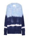 Henley Crew Neck Knit Top Blue - ISABEL MARANT - BALAAN 2