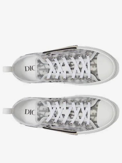 B23 Low Top Sneakers  Oblique White & Black - DIOR - BALAAN 2