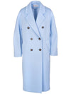 Women's Madame 2 Double Coat Blue - MAX MARA - BALAAN.