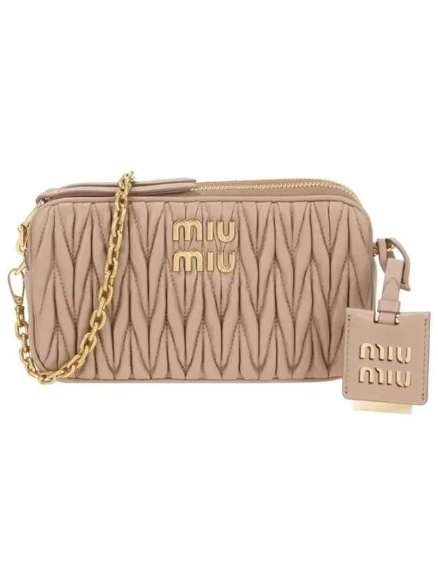 Materasse Nappa Leather Mini Bag Cameo - MIU MIU - BALAAN 2