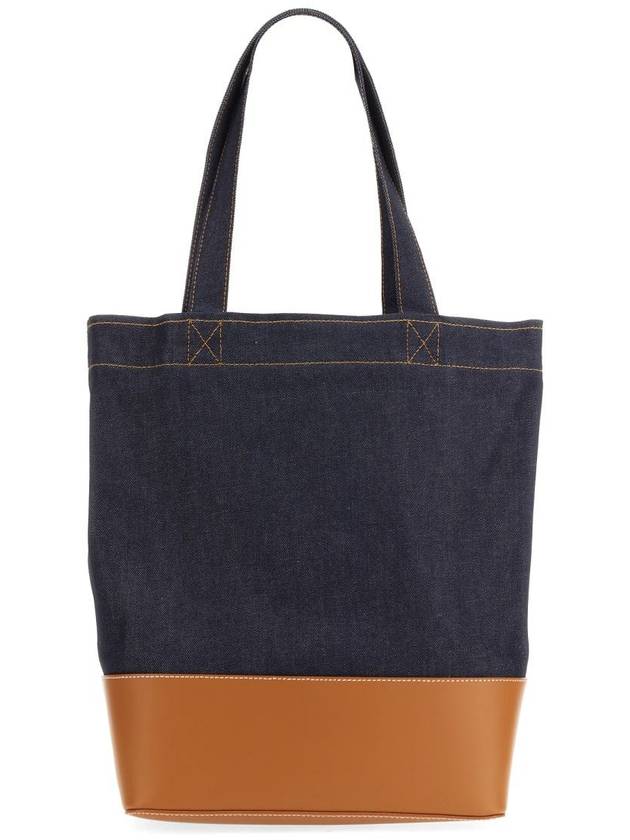 Logo Denim Axelle Tote Bag Navy - A.P.C. - BALAAN 3