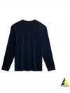 Ace Mock Neck Long Sleeve T-Shirt Navy - J.LINDEBERG - BALAAN 2