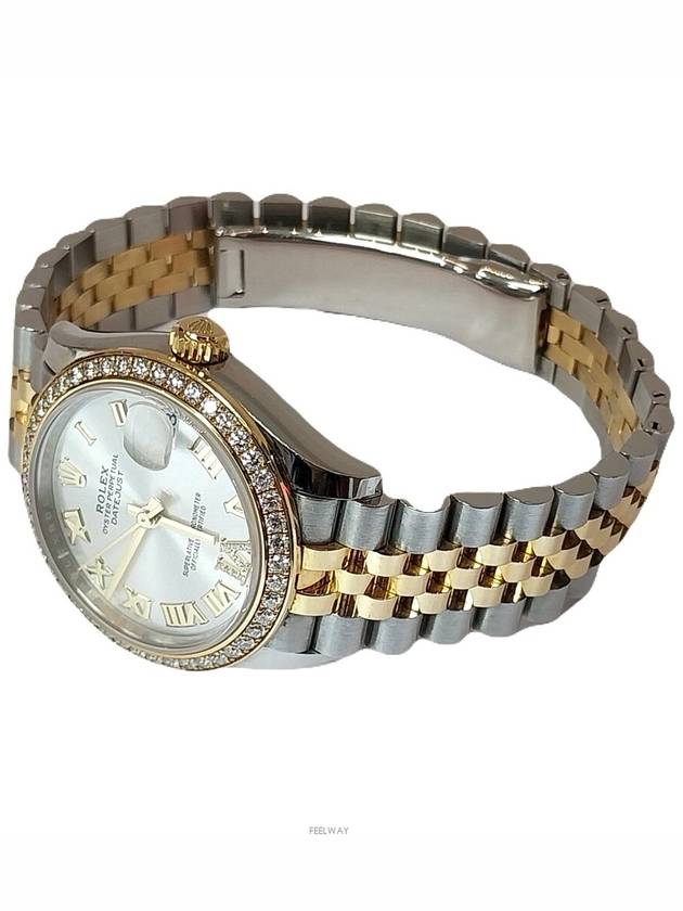 Dayjust 31 18k combination bezel diamond women s watch 278383RBR new model - ROLEX - BALAAN 3