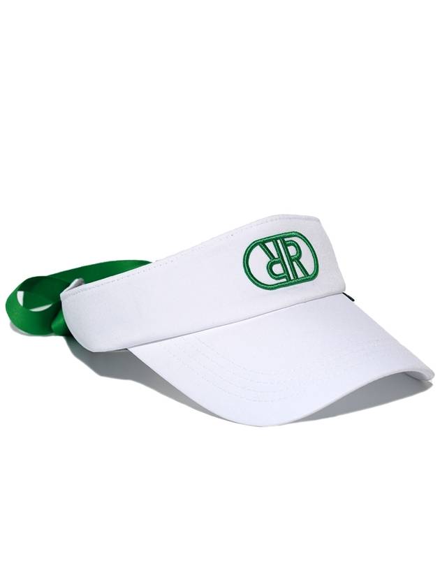 Ribbon sun visor sun cap GREEN - TRIMERE - BALAAN 3