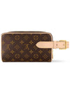 Locker Dopp Kit Monogram Pouch Bag Brown - LOUIS VUITTON - BALAAN 6