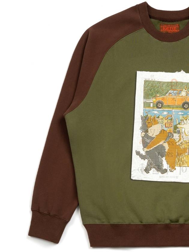 On the way to grandma s house Sweatshirt Green I5WE01GR - IOEDLE - BALAAN 5