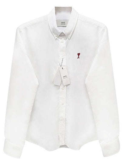 De Coeur Long Sleeve Shirt Ivory - AMI - BALAAN 2