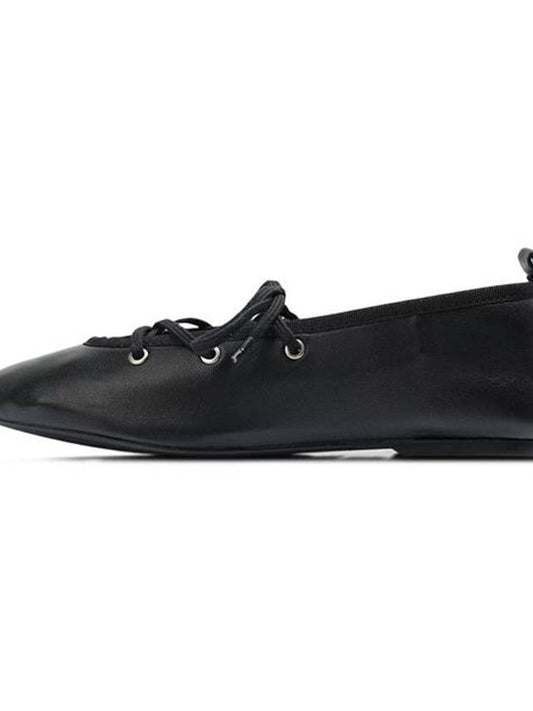 Women s PINA Cotton Canvas Ballerina Shoes Black SH0003 BK - PALOMA WOOL - BALAAN 2