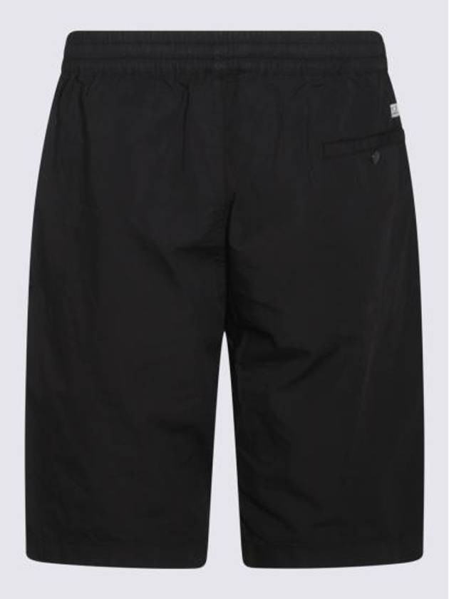 Logo Ripstop Shorts Black - CP COMPANY - BALAAN 3