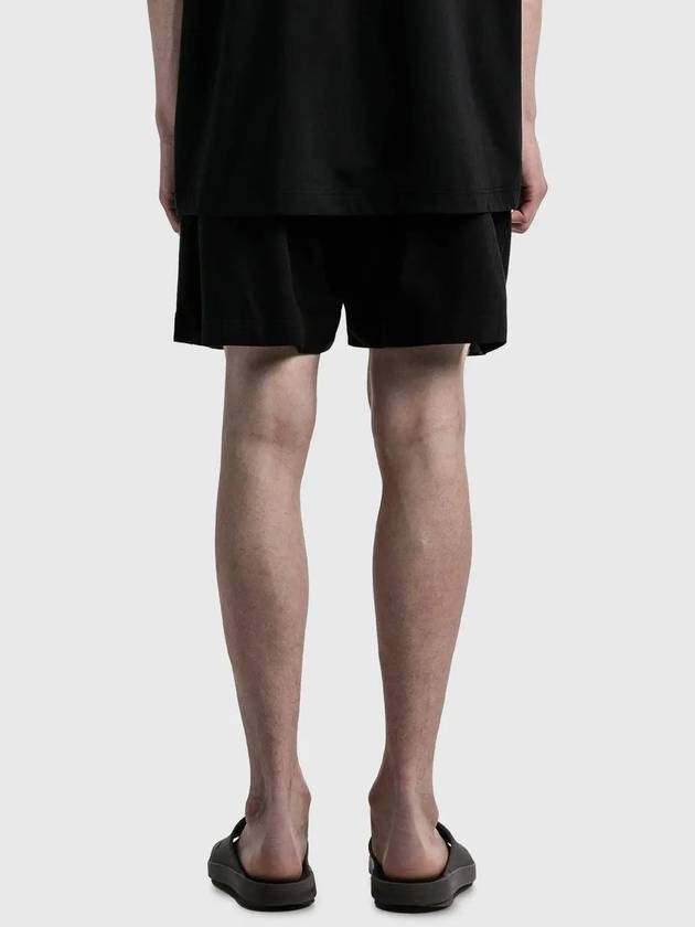 Fear of God Logo Print Waistband Lounge Shorts Shorts Black - FEAR OF GOD - BALAAN 4