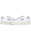 Medalist Pink Tab Low Top Sneakers White - AUTRY - BALAAN 3