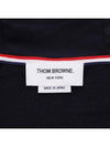 Engineered 4 Bar Diagonal Zip Up Hoodie Navy - THOM BROWNE - BALAAN 7