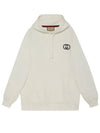 Cotton Jersey Hoodie White - GUCCI - BALAAN 2