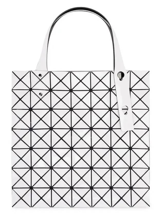 Baobao Prism Geometric Tote Bag White - ISSEY MIYAKE - BALAAN.