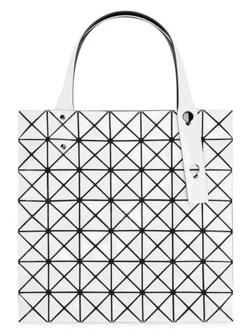 Baobao Prism Geometric Tote Bag White - ISSEY MIYAKE - BALAAN.