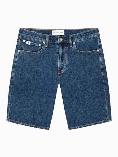 Jeans Regular Fit Denim Shorts Mid Blue - CALVIN KLEIN - BALAAN 2