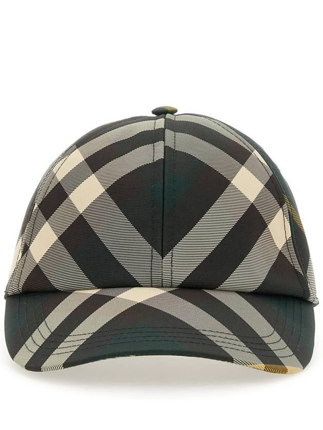 Check pattern ball cap green - BURBERRY - BALAAN 2