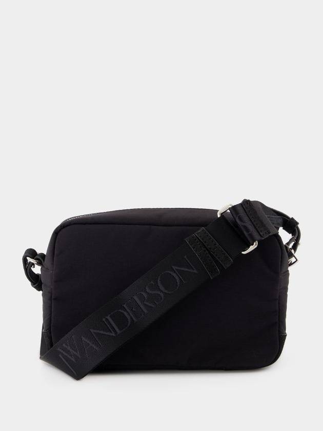 Jwa Puller Camera Crossbody - J.W. Anderson - Leather - Black - JW ANDERSON - BALAAN 3