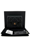 Classic caviar gold bifold wallet - CHANEL - BALAAN 1