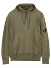 Lens Wappen Sandshell Hoodie Khaki - CP COMPANY - BALAAN 2