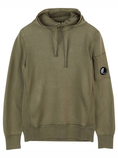 Lens Wappen Sandshell Hoodie Khaki - CP COMPANY - BALAAN 2