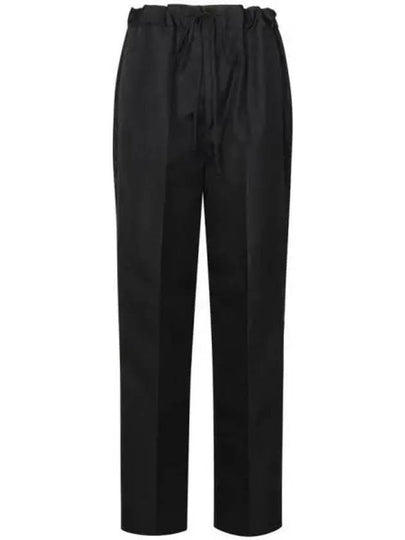 Signature Stitch Logo High Waist Wide Pants Black - MAISON MARGIELA - BALAAN 2