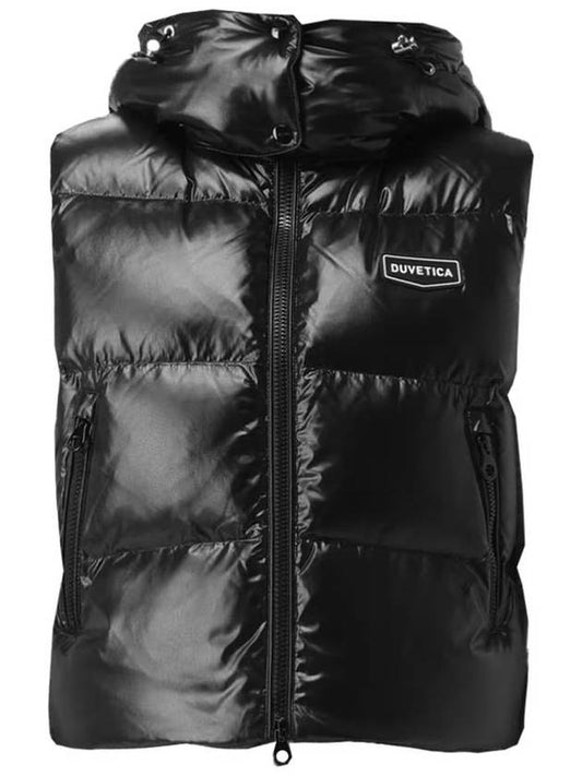 EPIPOLI Hooded Padded Vest VDDV25135K0001 BKS - DUVETICA - BALAAN 1