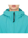 Men's Solf Shell R Lens Hooded Jacket Blue - CP COMPANY - BALAAN 8