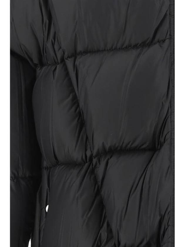 Flight Shearling Panel Bomber Down Padded Black - RICK OWENS - BALAAN 4