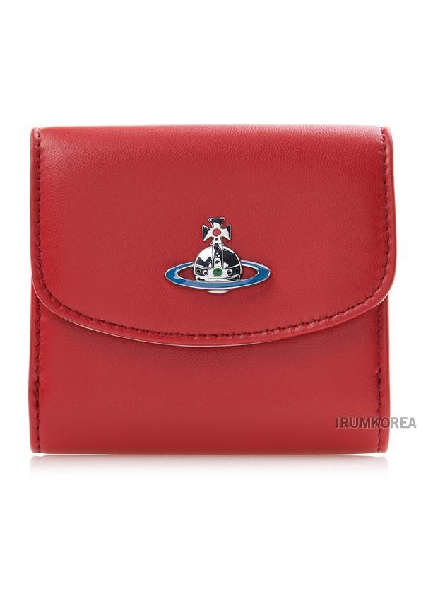 ORB Logo Small Half Wallet Red - VIVIENNE WESTWOOD - BALAAN 2