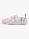 Seersucker Tweed Heritage Trainer Low Top Sneakers White - THOM BROWNE - BALAAN 2