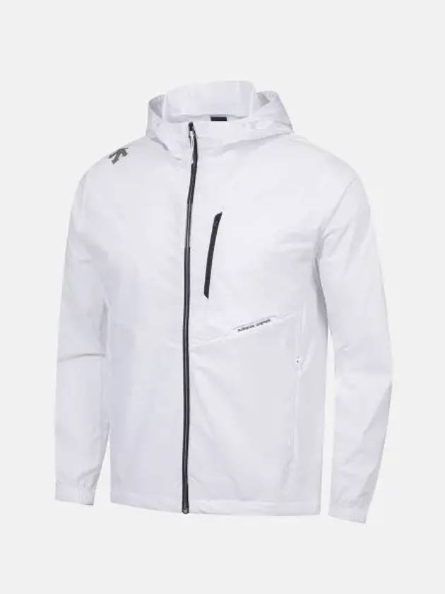 Running Essentials Hooded Windbreaker White SP313RWB71 - DESCENTE - BALAAN 1